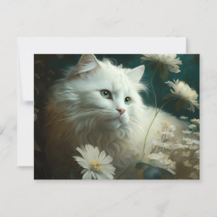 Postale Cat Fleur-kaarten Briefkaart