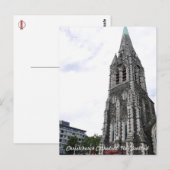 Postale Cathédrale ChristChurch, Nouvelle-Zélande Carte po (Devant / Derrière)