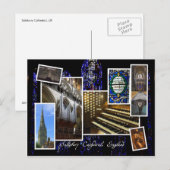 Postale Cathédrale de Salisbury, Royaume-Uni - carte posta (Devant / Derrière)