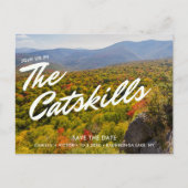 Postale CatSkills Wedding Enregistrer la date Carte postal (Devant)
