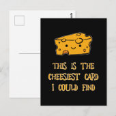 Postale C'est la carte la plus cheesiest que je puisse tro (Devant / Derrière)