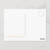 Postale 'C'est la saison de donner la carte de vacances (Dos)