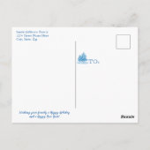 Postale C'est la saison Painterly Christmas Tree carte pos (Dos)