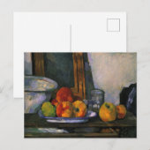 Postale Cezanne - Vie continue avec carte à tiroirs ouvert (Devant / Derrière)