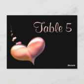 Postale Chaînes cardiaques de la carte de numéro de tablea (Dos)