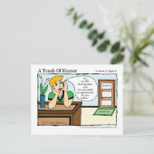 Postale Chaise "Touch of Humour" Massage Comic Carte posta (Debout devant)