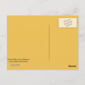 Postale Champignons Chanterelle Dans La Pluie Carte Postal (Dos)