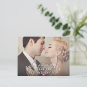 POSTALE CHÂSSIS DE FANCY | CARTE POST MERCI MARIAGE (Debout devant)