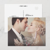 POSTALE CHÂSSIS DE FANCY | CARTE POST MERCI MARIAGE (Devant / Derrière)