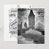 Postale Château de Frankenstein, carte cabinet (Devant / Derrière)