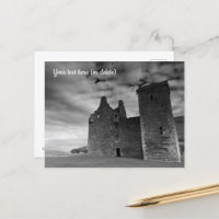 Château de Lochranza, île d'Arran, Ecosse Carte po