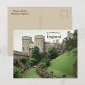 Postale Château de Windsor Berkshire Angleterre Carte post (Devant / Derrière)