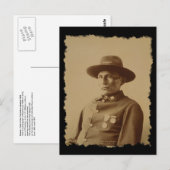 Postale Chef de la tribu Apache Chiricahua 1898 Carte post (Devant / Derrière)