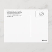 Postale Chef de la tribu Apache Chiricahua 1898 Carte post (Dos)