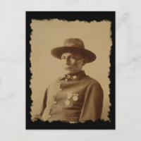 Chef de la tribu Apache Chiricahua 1898 Carte post