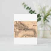 Postale Chemise de plongée de la carte des Antilles (Debout devant)