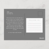 Postale Chercher chaque instant trois photo carte de Noël (Dos)