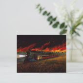 Postale Cheval de fer sur Prairie ~ CARTE POSTCARD Train d (Debout devant)