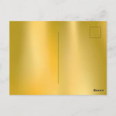 Postale Cheval en costume rouge Carte de Nouvel An Chinois (Dos)