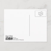 Postale Chicago Buckingham Grayscale Pensée De Carte Posta (Dos)