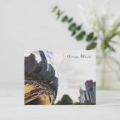 Postale Chicago Illinois La Carte Bean Post (Debout devant)