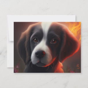 Postale Chien Divers Briefkaart