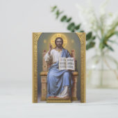 Postale Christ L'Enseignant / Tous Puissants ** Carte de P (Debout devant)