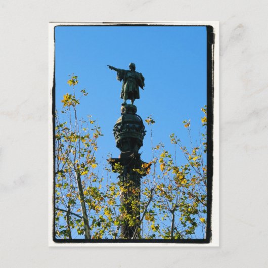 Postale Christopher Columbus - Barcelone, Espagne Carte po (Devant)