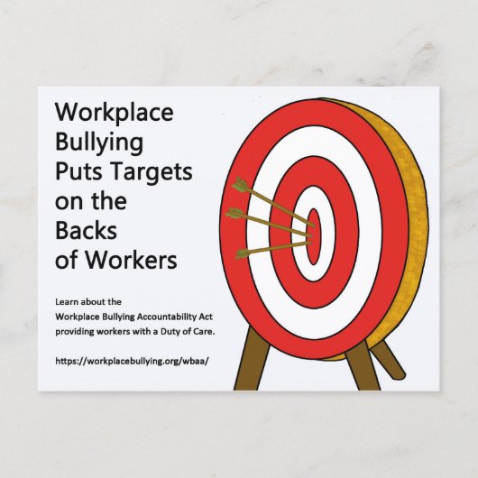 Postale Cibles de la carte de travail (Devant)