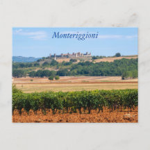 Ciel de Monteriggioni,Toscane, Italie Carte postal