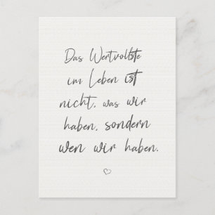 Postale Citation Carte