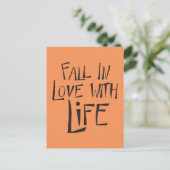 Postale Citation Love, Attitude Motivationnelle Carte post (Debout devant)