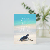 Postale Citation Motivationnelle Continuer à aller Carte d (Debout devant)