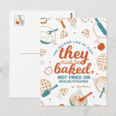 Postale Citations modifiables Apple Pie Design Carte posta (Devant / Derrière)