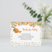 Postale Citrus Orange Baby Books insérer carte (Debout devant)