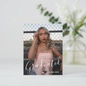 Postale Classe de Carte photo diplômé de 2022 (Debout devant)