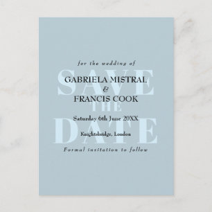 Postale Classique Typographique Moderne Carte de Relance