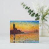 Postale Claude Monet-San Giorgio Maggiore à la carte posta (Debout devant)
