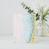 Postale Clés d'ancrage à Crystal River Carte Nautique Post (Debout devant)