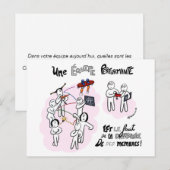 Postale Coaching à la carte "Différence et performance" (Devant / Derrière)