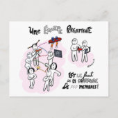 Postale Coaching à la carte "Différence et performance" (Devant)