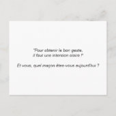 Postale Coaching carte : "Les 3 maçons" (Dos)