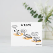 Postale Coaching carte : "Les 3 maçons" (Debout devant)