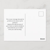Postale Code QR sur une carte de Noël (Dos)