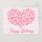 Postale Coeur de Coeur | Carte d'anniversaire (Devant)