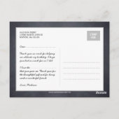 Postale Collage marqué Carte de remerciements fête d'anniv (Dos)