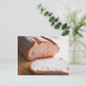 Postale Collecte de la carte de recette de pain de rupture (Debout devant)