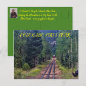 Postale Colorado Pikes Peak POST CARTE (Devant / Derrière)