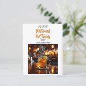Postale Comment faire une carte de recette de Hot Toddy (Debout devant)