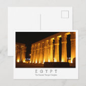 Postale Complexe du temple de Karnak, Egypte, Carte postal (Devant / Derrière)